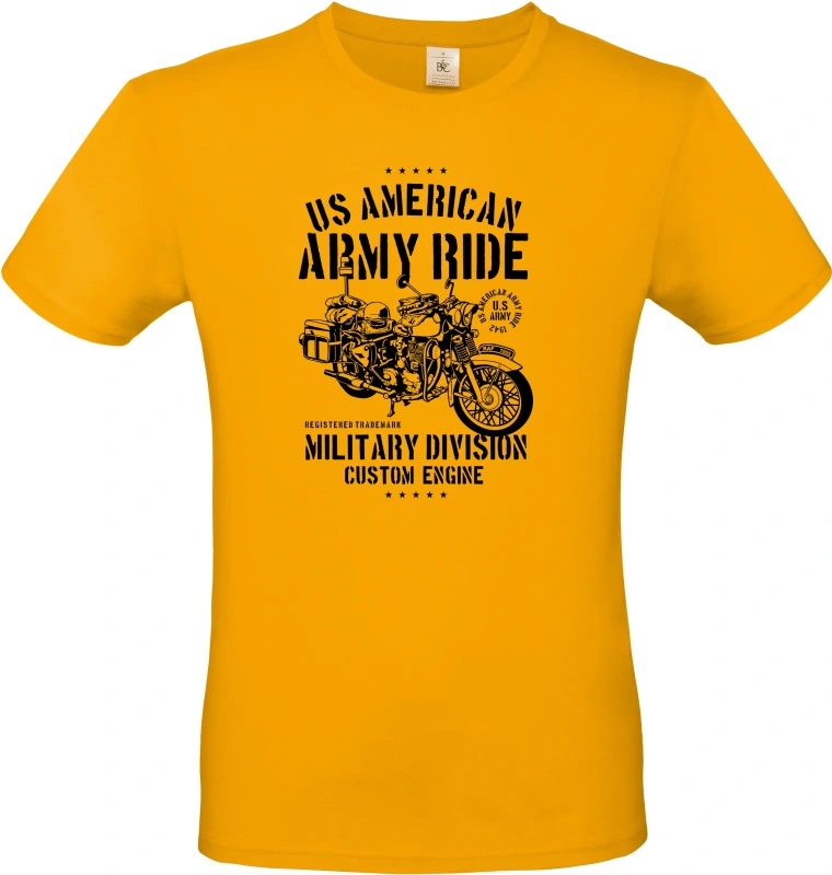 Pánské tričko Army Ride Motorcycle 5