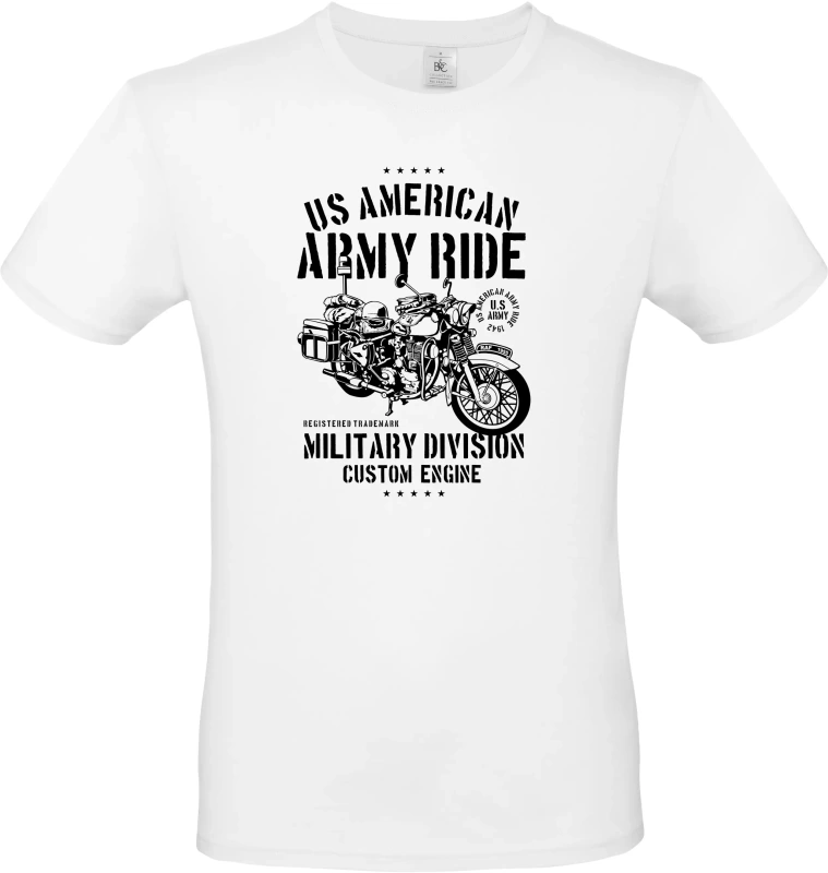Pánské tričko Army Ride Motorcycle 1