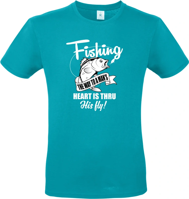Pánské tričko Fishing the way to a man's heart 5