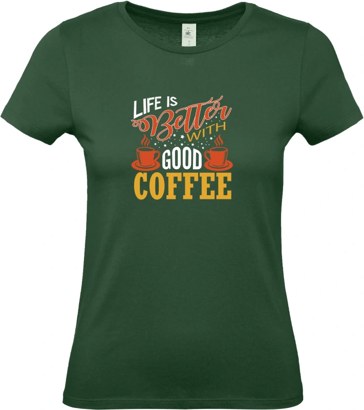 Dámské tričko Good coffee 4