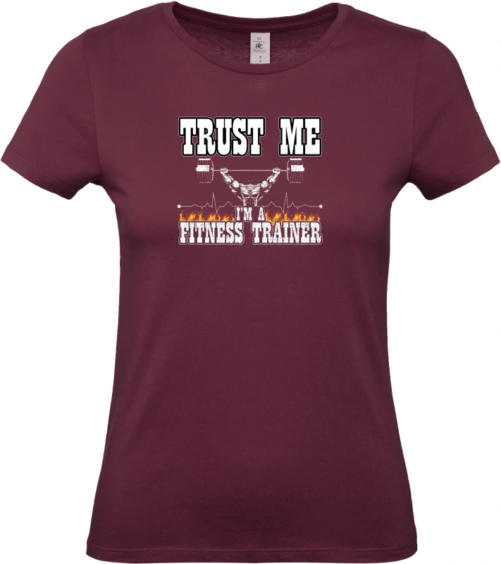 Dámské tričko TRUST ME IM A FITNESS TRAINER 9