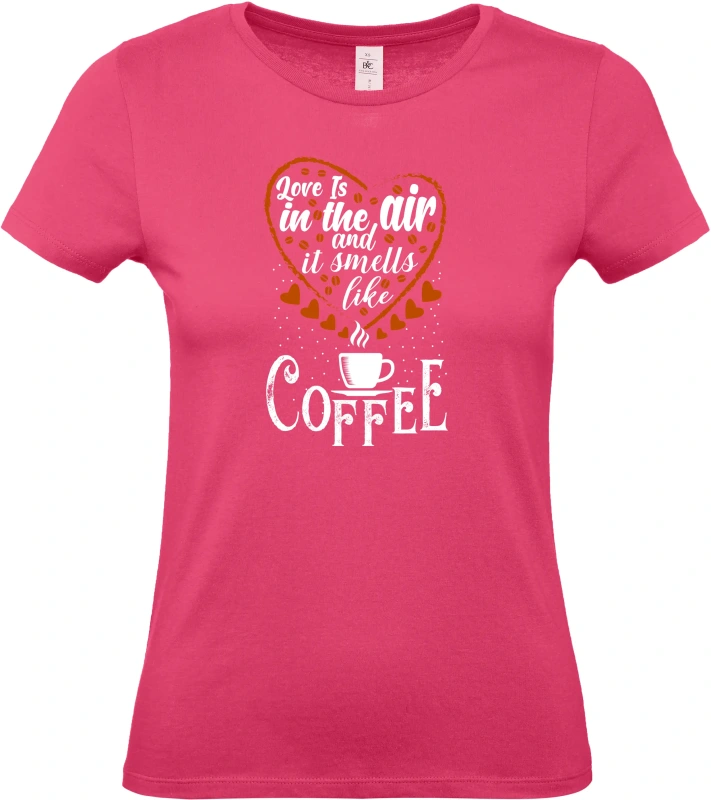 Dámské tričko Smells coffee 5