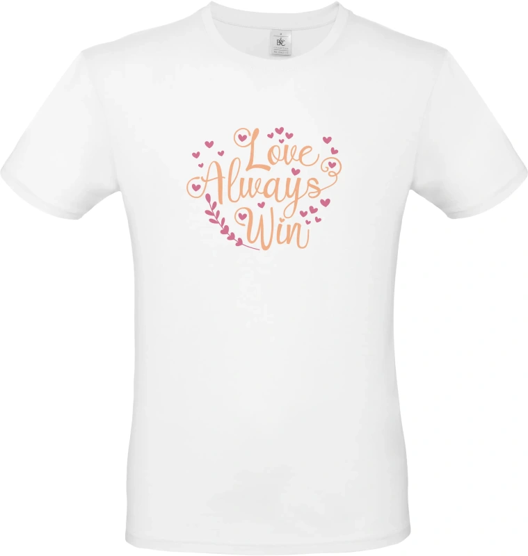 Pánské tričko Love Always Win