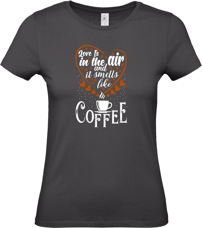 Dámské tričko Smells coffee