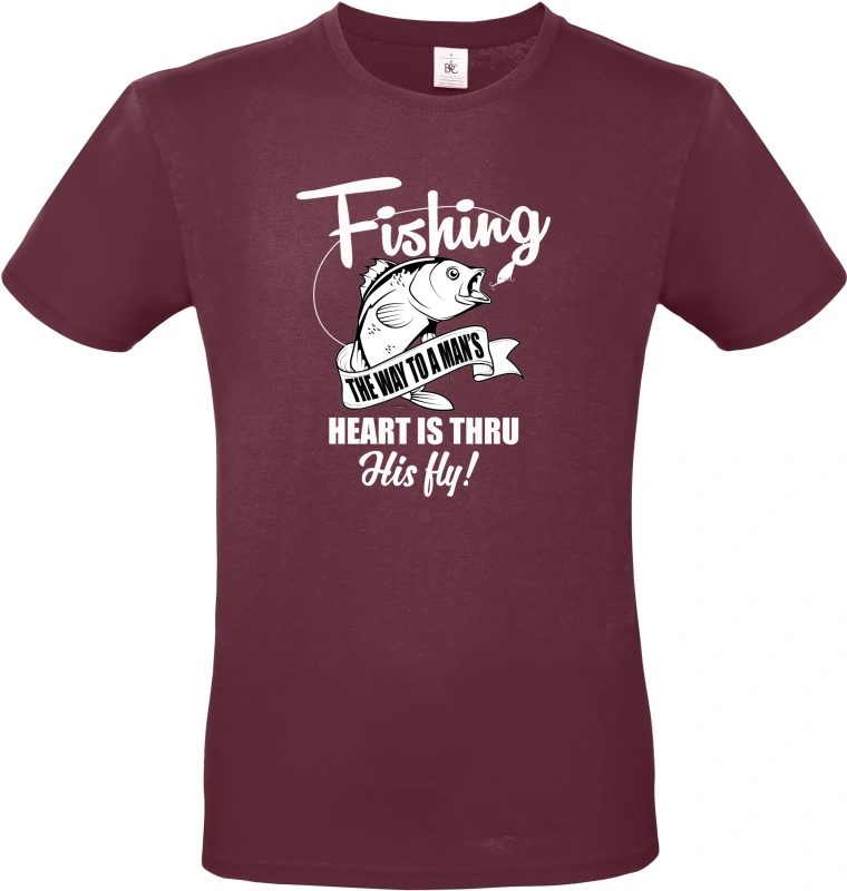 Pánské tričko Fishing the way to a man's heart 6
