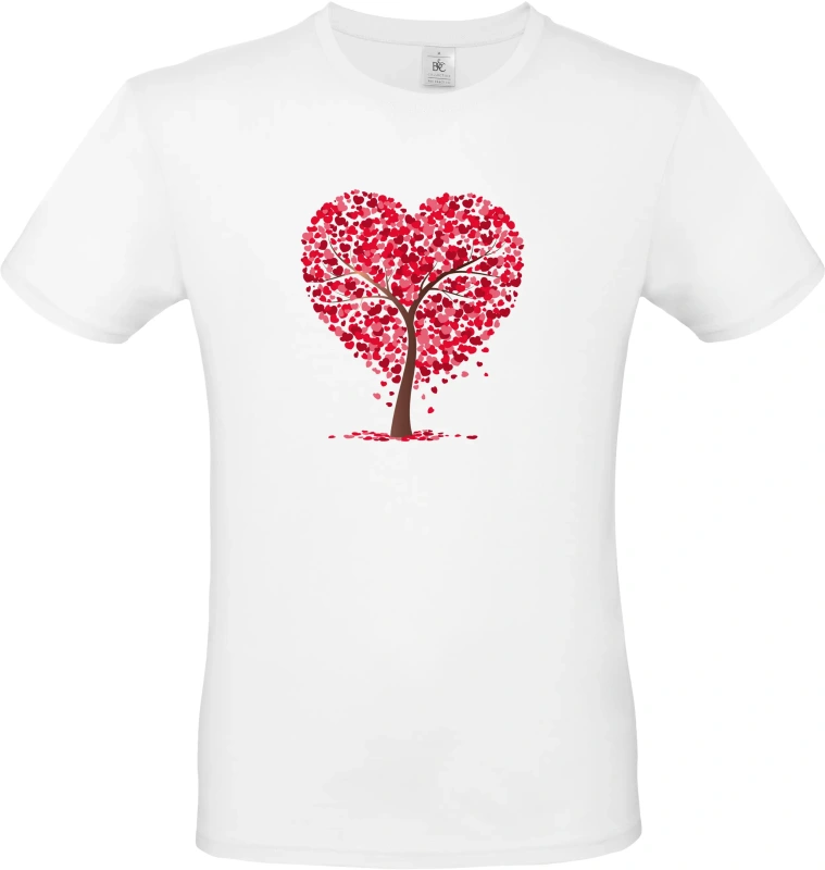 Pánské tričko Srdcový strom