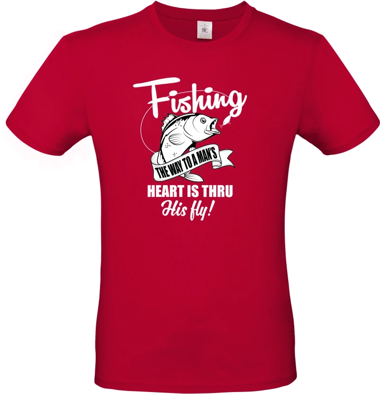 Pánské tričko Fishing the way to a man's heart 4