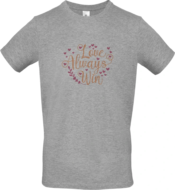 Pánské tričko Love Always Win 3