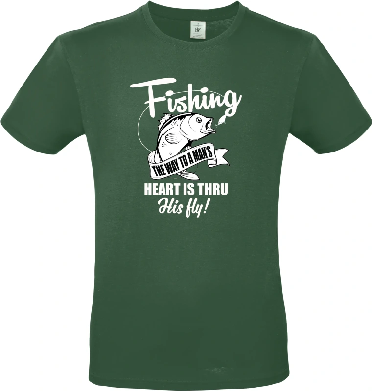 Pánské tričko Fishing the way to a man's heart 3