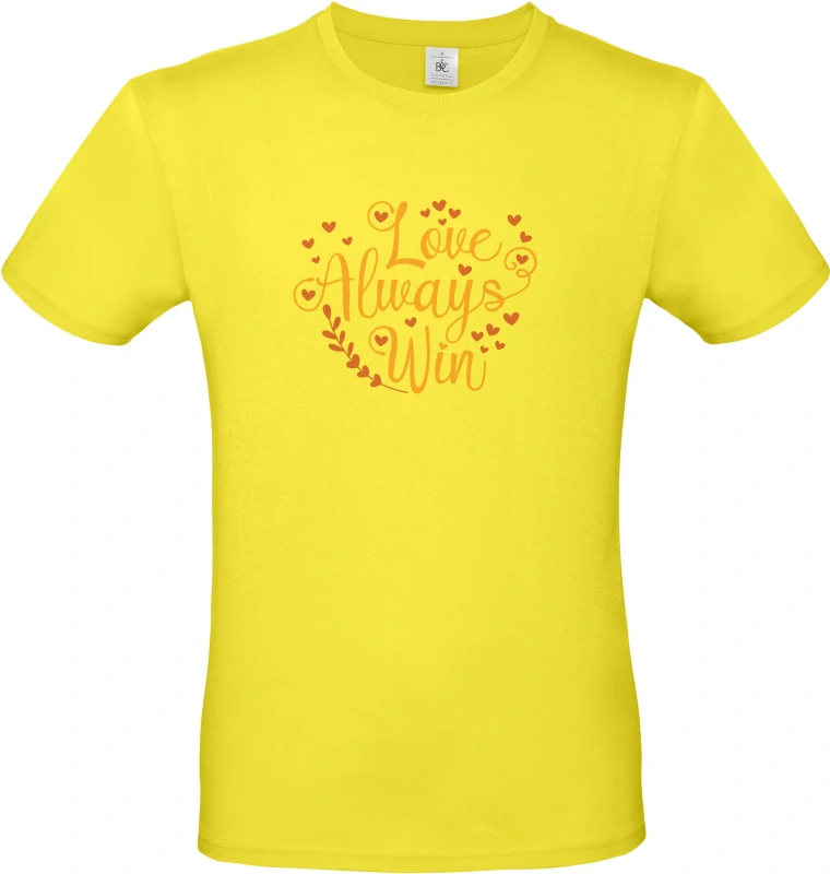 Pánské tričko Love Always Win 1