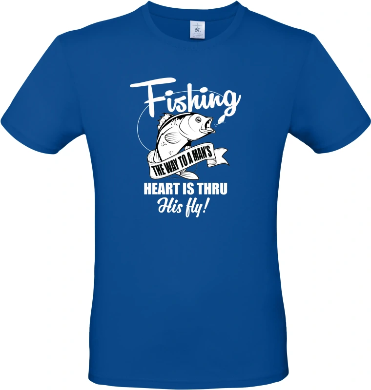 Pánské tričko Fishing the way to a man's heart