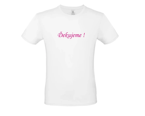 Pánské tričko Ďekujeme 3