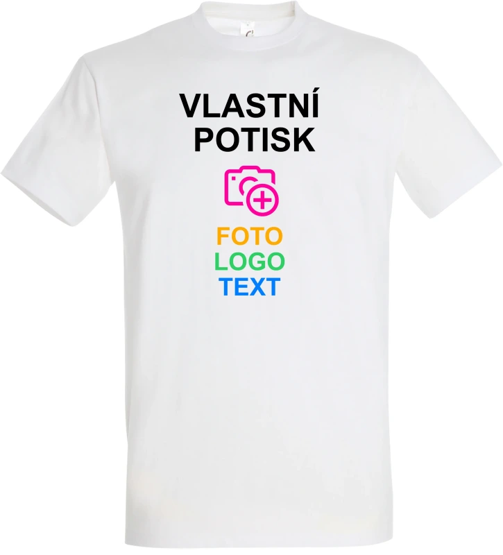 Navrhněte si vlastní pánské tričko KOMFORT - 👕