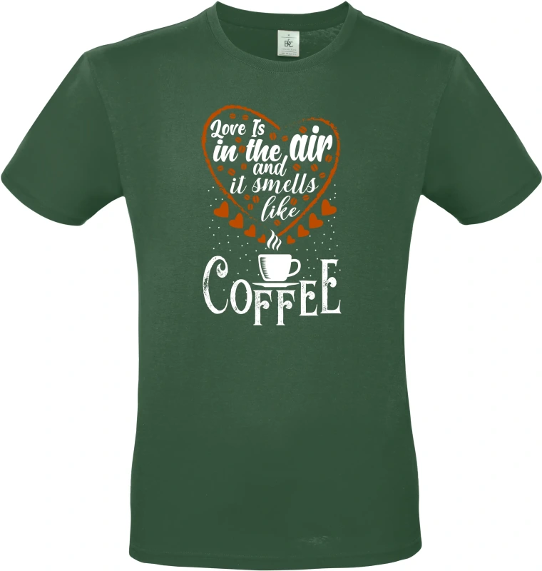 Pánské tričko Smells coffee 3