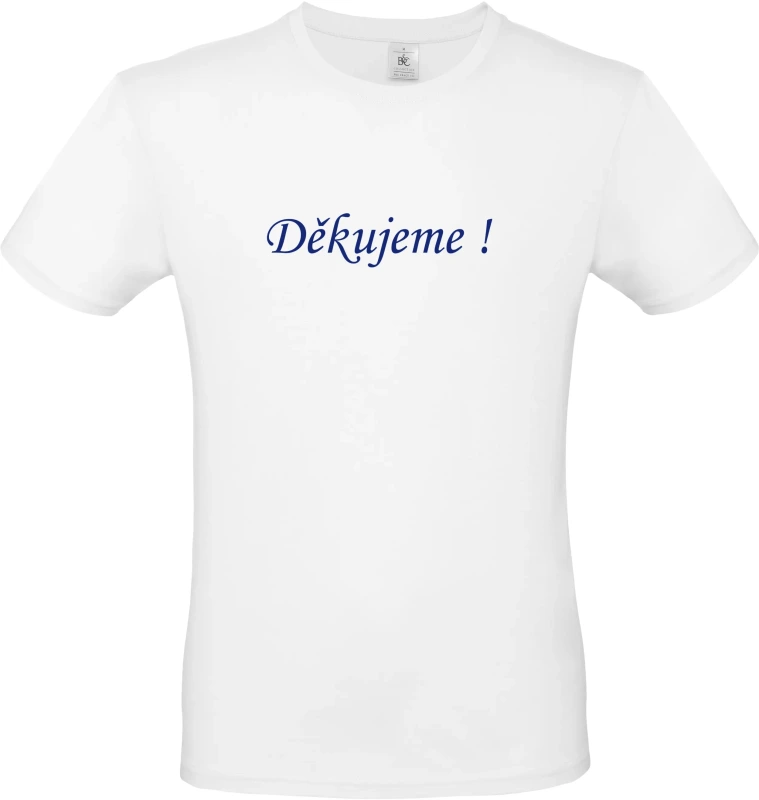 Pánské tričko Děkujeme 2