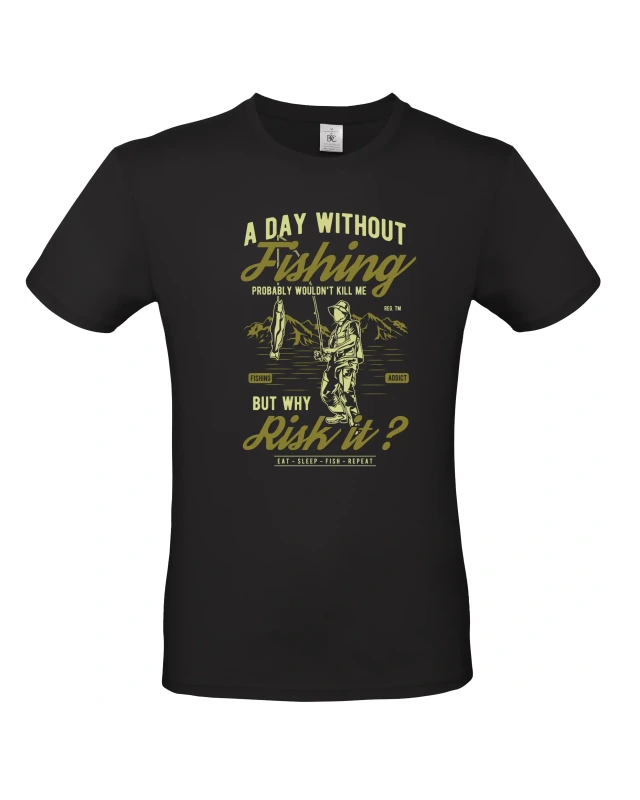 Pánské tričko A Day Without Fishing