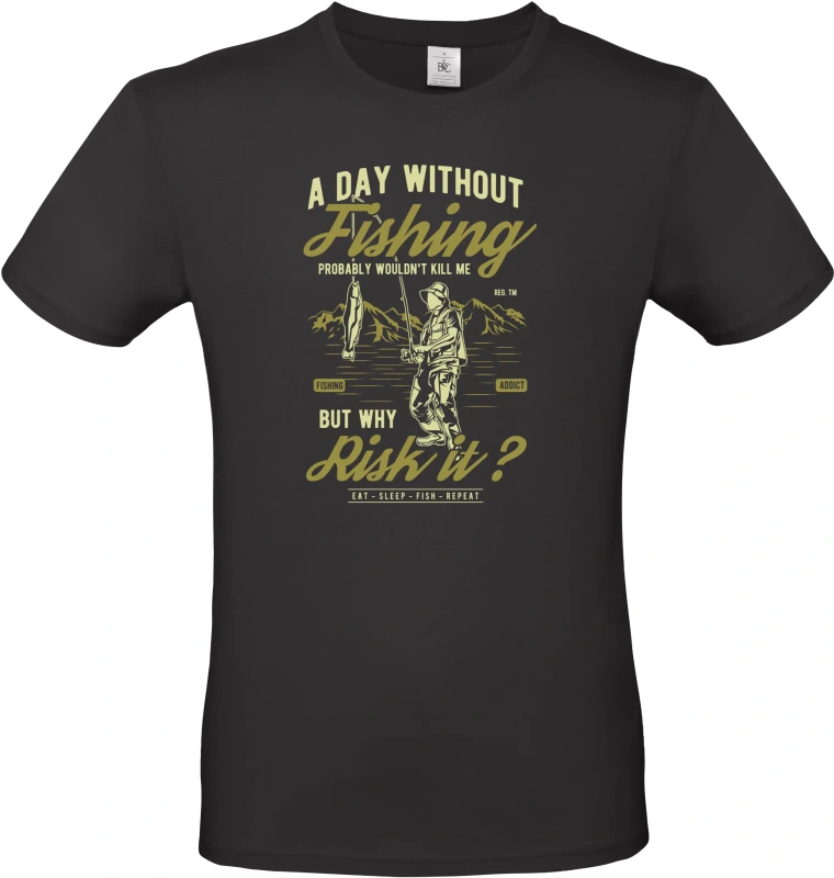 Pánské tričko A Day Without Fishing