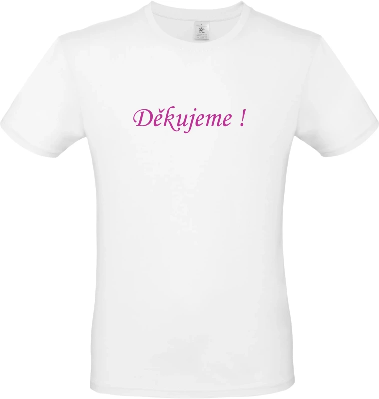 Pánské tričko Děkujeme 1