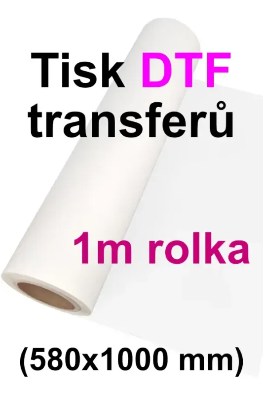 DTF potisk transférové fólie na roli