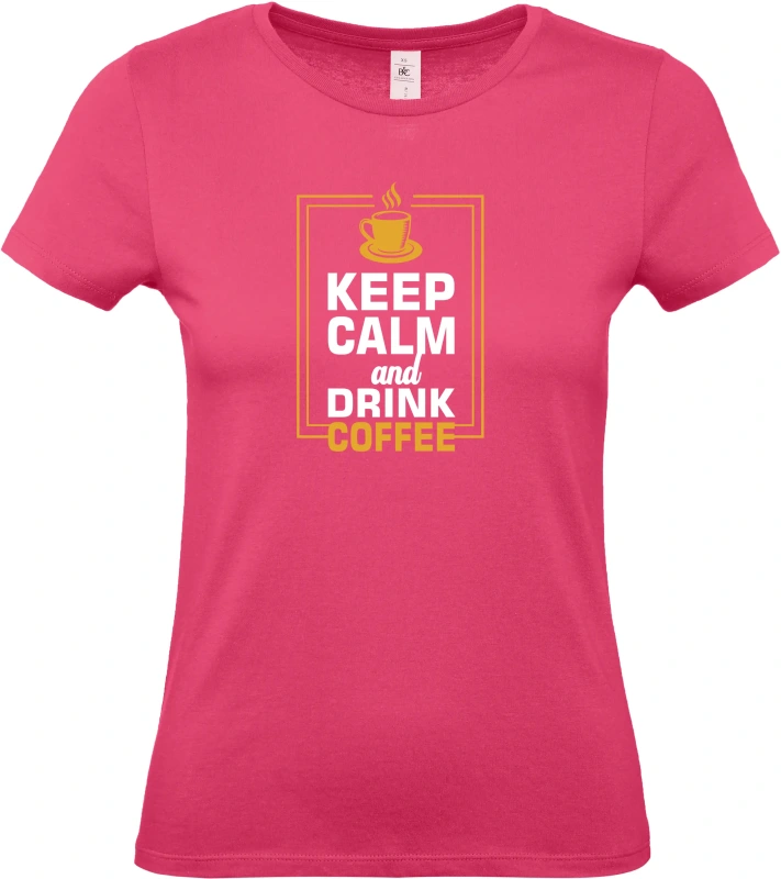 Dámské tričko Keep coffee 6