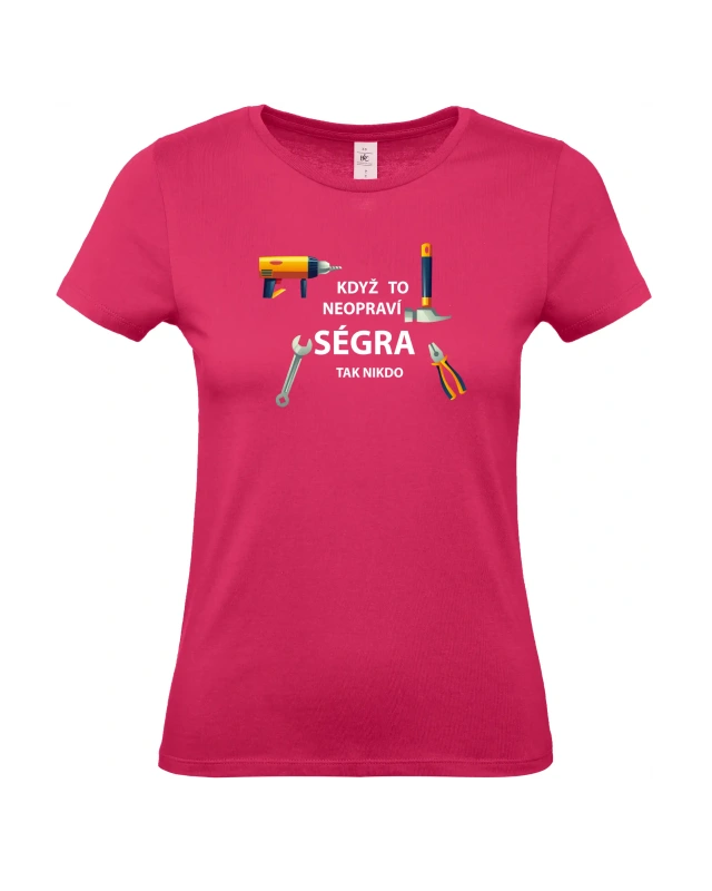 Dámské tričko Když to neopraví ségra 10