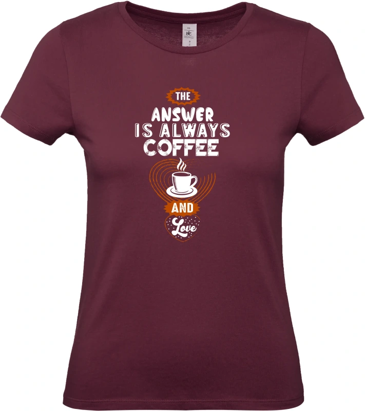 Dámské tričko Answer coffee 7