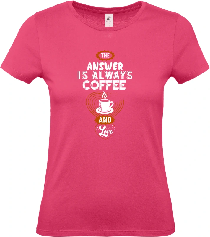 Dámské tričko Answer coffee 5