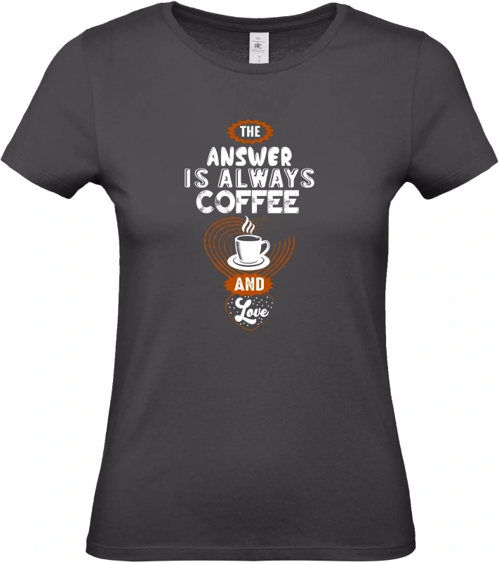 Dámské tričko Answer coffee 2