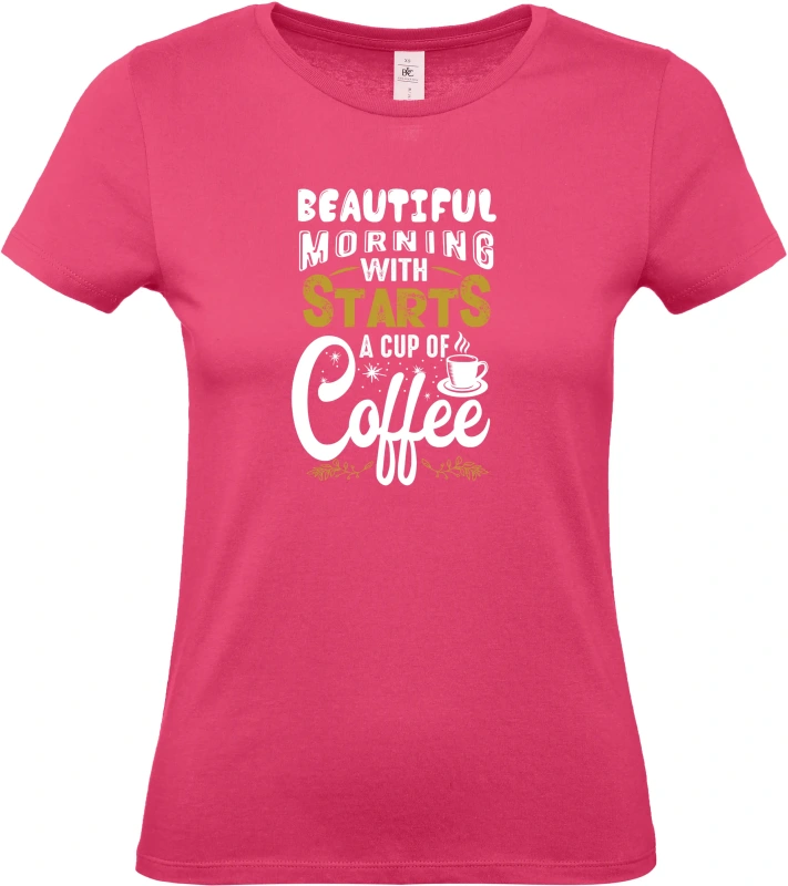 Dámské tričko Starts coffee 7