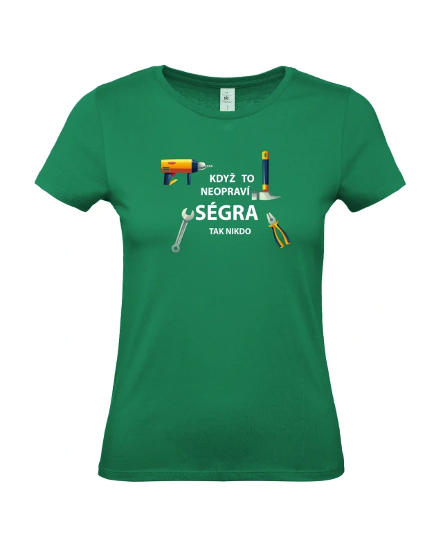 Dámské tričko Když to neopraví ségra 4