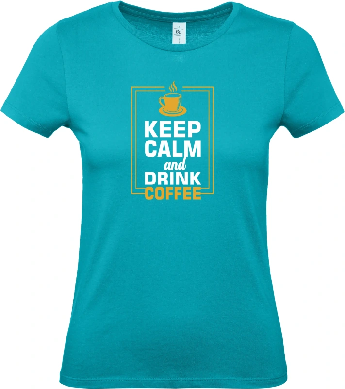 Dámské tričko Keep coffee 7