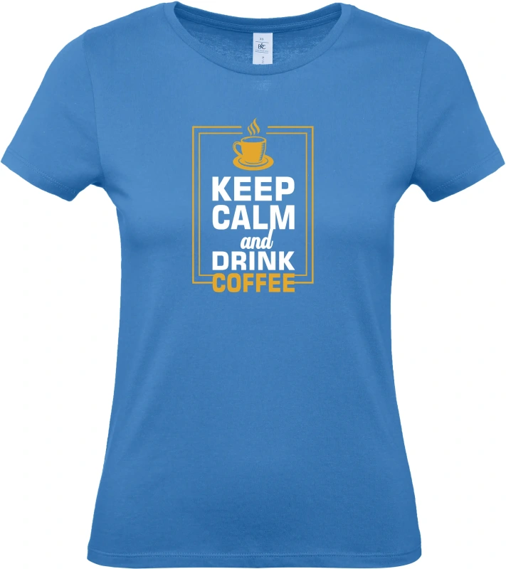 Dámské tričko Keep coffee 1