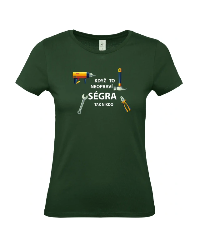 Dámské tričko Když to neopraví ségra 6