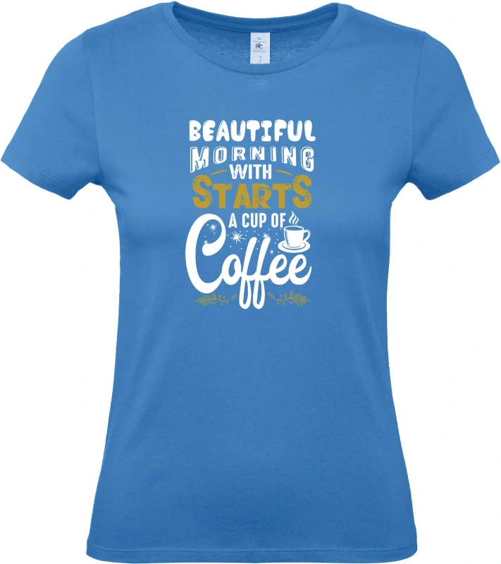 Dámské tričko Starts coffee 1