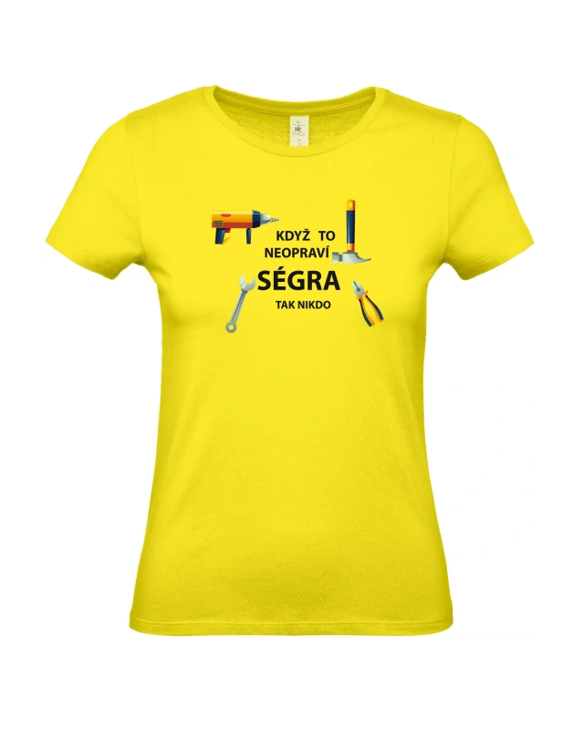Dámské tričko Když to neopraví ségra 3