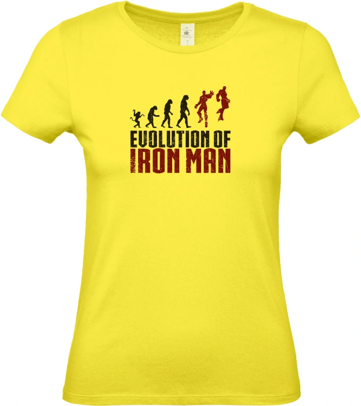 Dámské tričko EVOLUTION OF IRON MAN 1