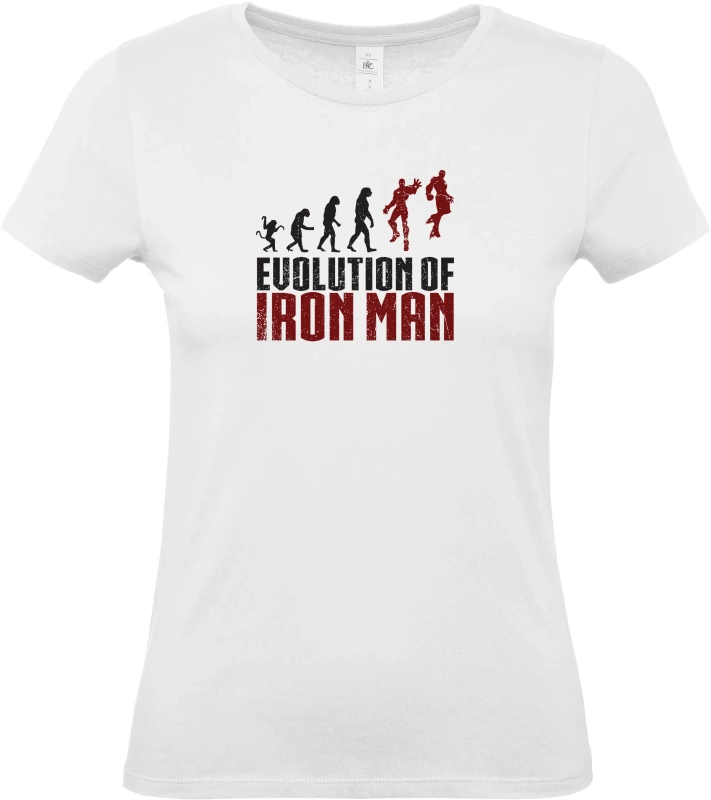 Dámské tričko EVOLUTION OF IRON MAN