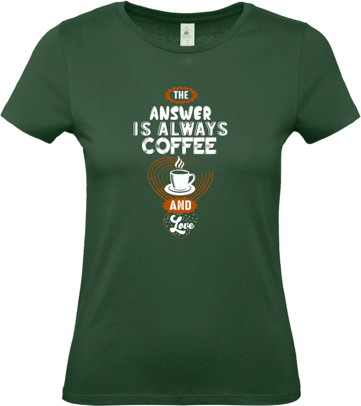 Dámské tričko Answer coffee 4