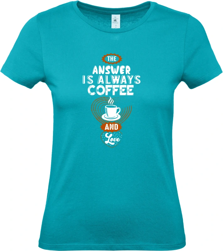 Dámské tričko Answer coffee 6