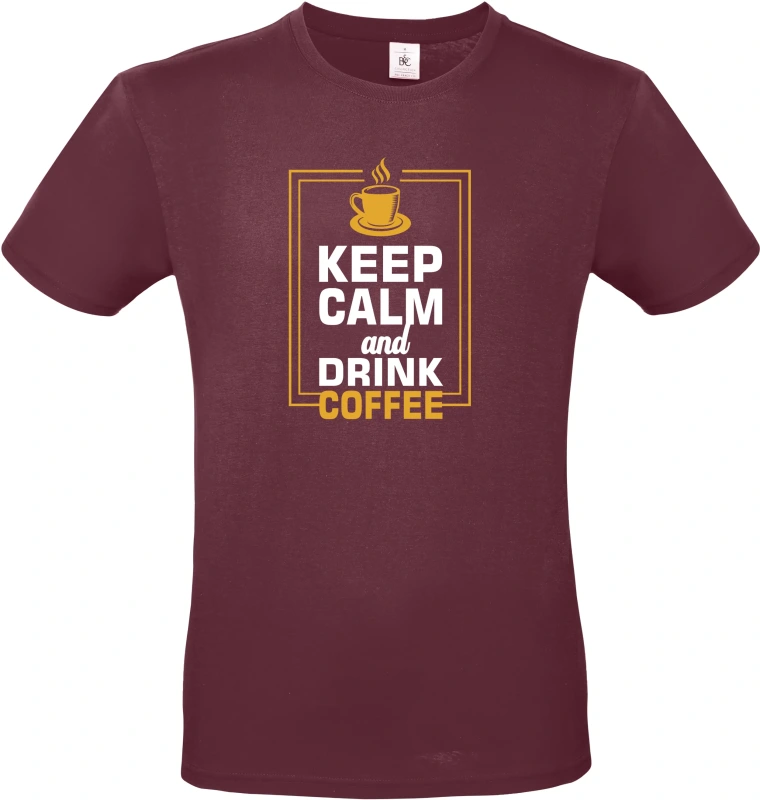 Pánské tričko Keep coffee 6