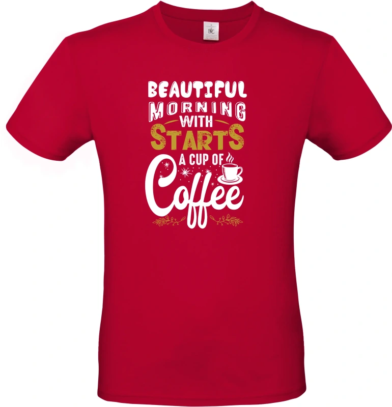 Pánské tričko Starts coffee 4