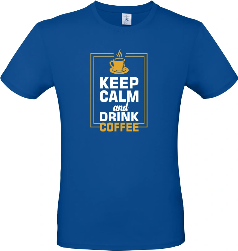 Pánské tričko Keep coffee 3