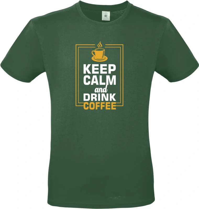 Pánské tričko Keep coffee