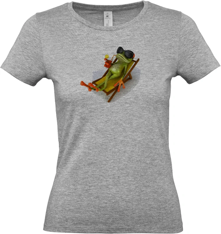 Dámské tričko Žába na prázdninách 3