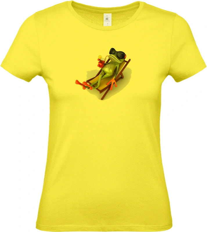 Dámské tričko Žába na prázdninách 1