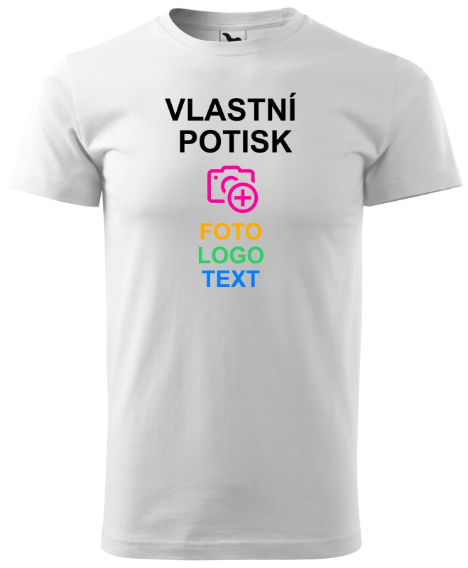 Navrhněte si vlastní unisex tričko - KOMFORT 👕