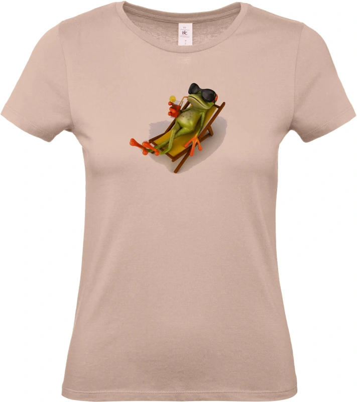 Dámské tričko Žába na prázdninách 4