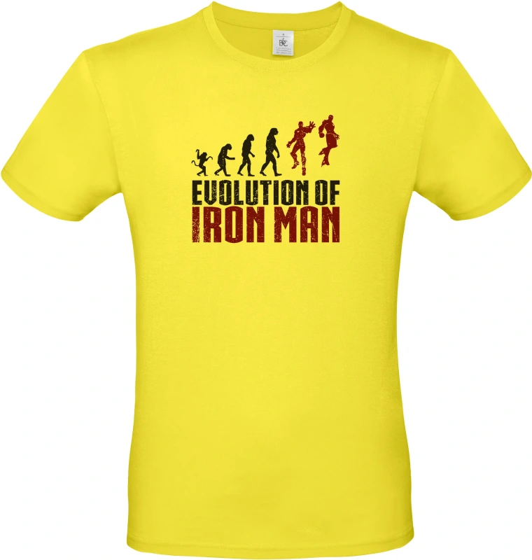 Pánské tričko EVOLUTION OF IRON MAN 1