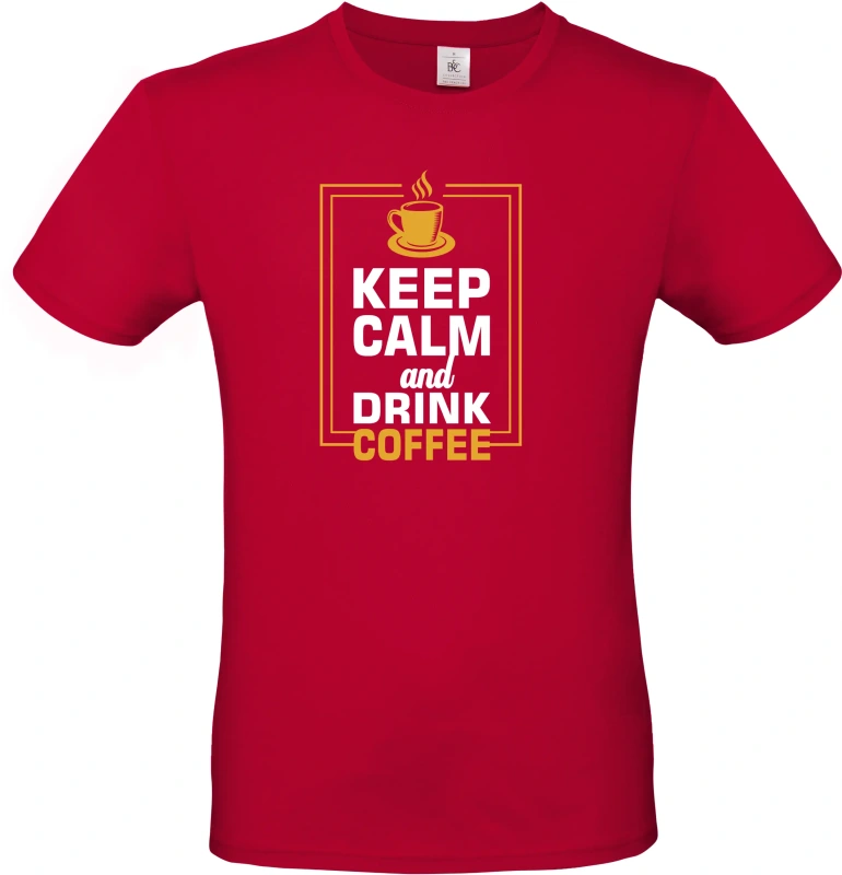 Pánské tričko Keep coffee 4