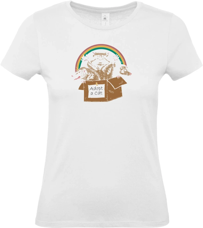 Dámské tričko Adoptacat